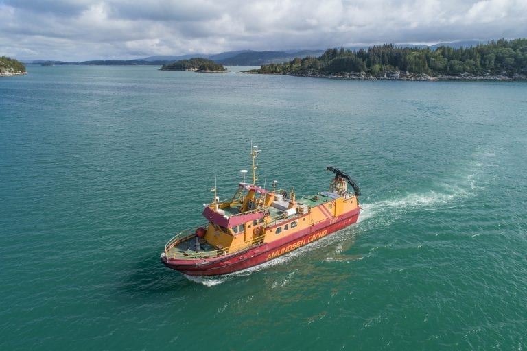 Gult og rødt fartøy